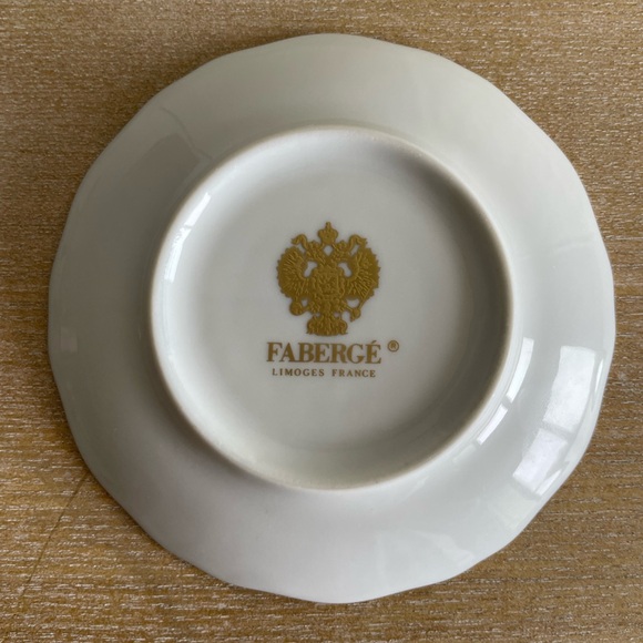 Faberge Limoges Porcelain “Imperial Peter The Great Egg” Plate - Picture 3 of 5